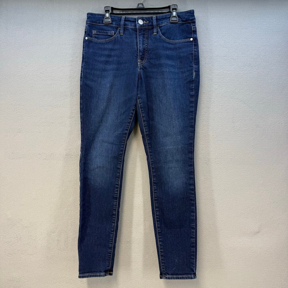 Athleta Jeans Women's 6P Blue Sculptek Ultra Skinny Midnight Jean Preppy Pants